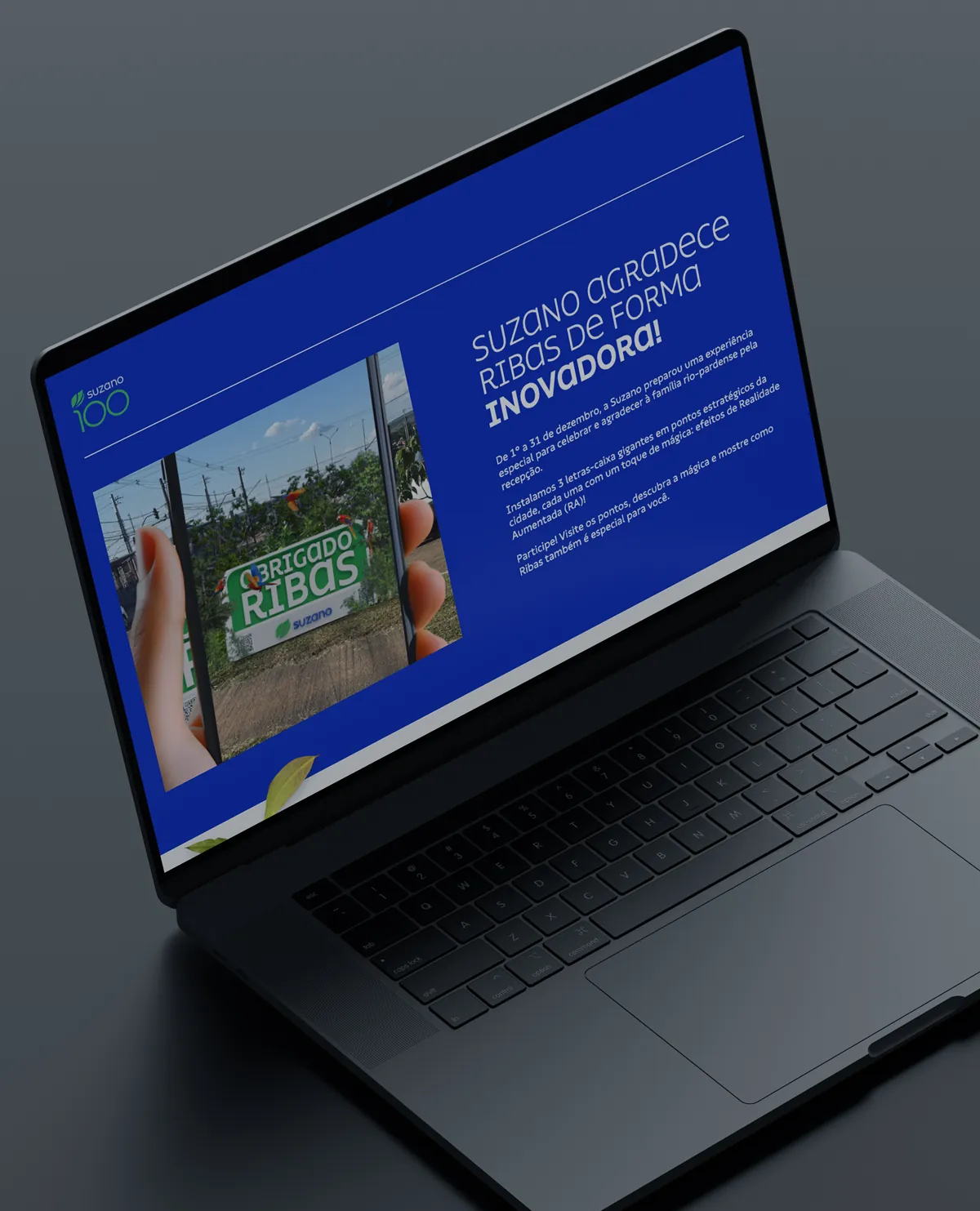 Website, Video and Social Media — Suzano Launch