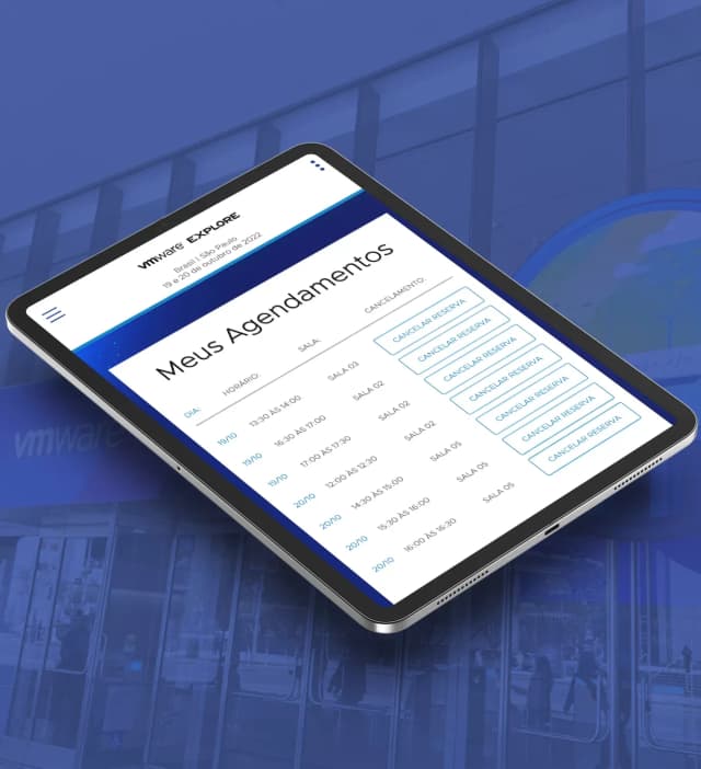 Plataforma de Agendamento (Salas de Reunião) — VMware