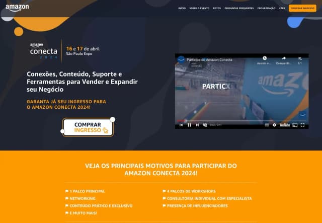 Site de Evento — Amazon Conecta 2024