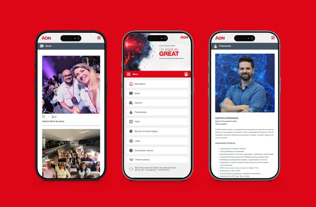 WebApp para Eventos — Convenção Aon 2025