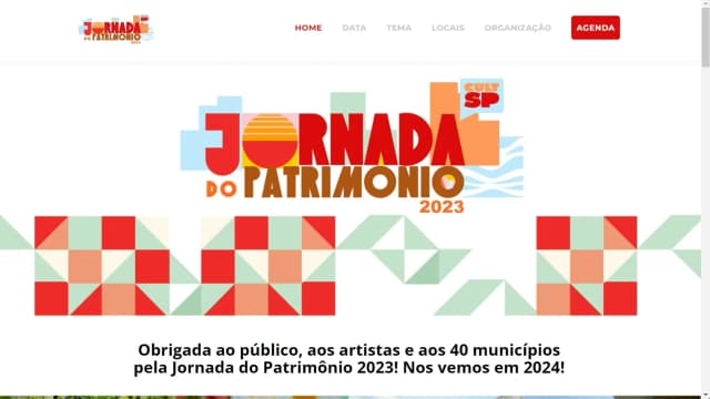 Gestão de Eventos — Jornada do Patrimônio 2023 (CULTSP)