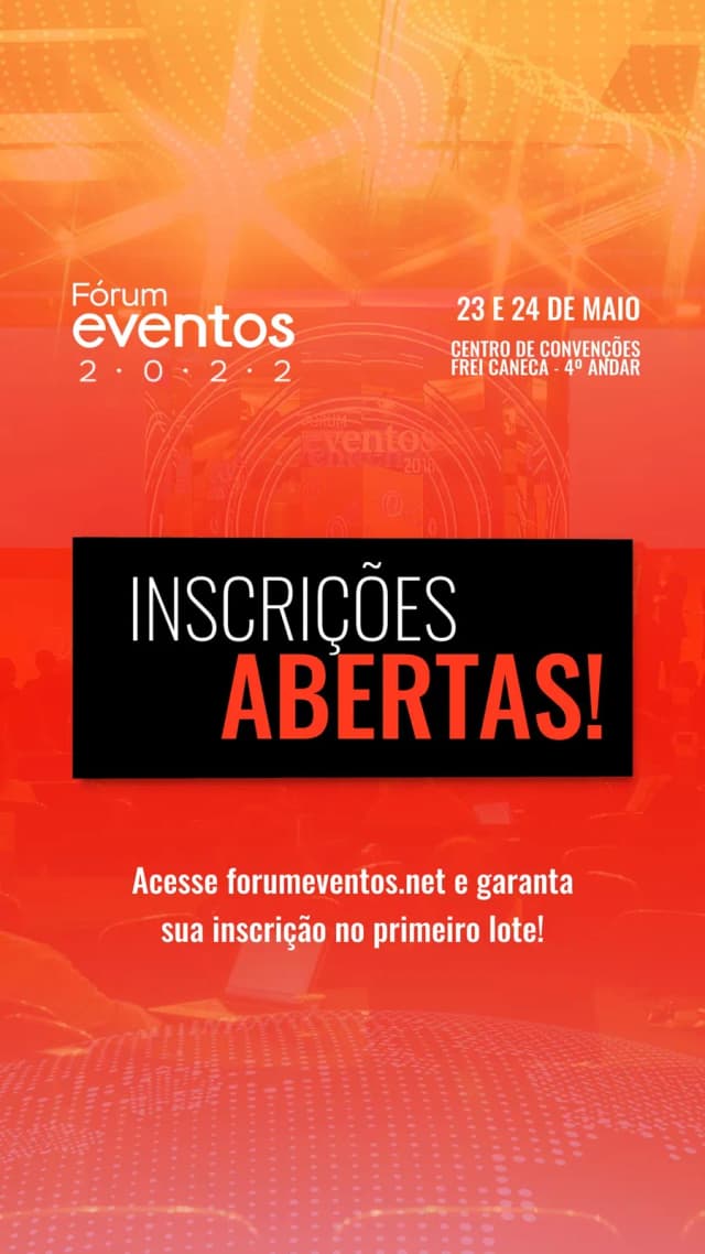 Campanha de Marketing — Fórum Eventos 2022