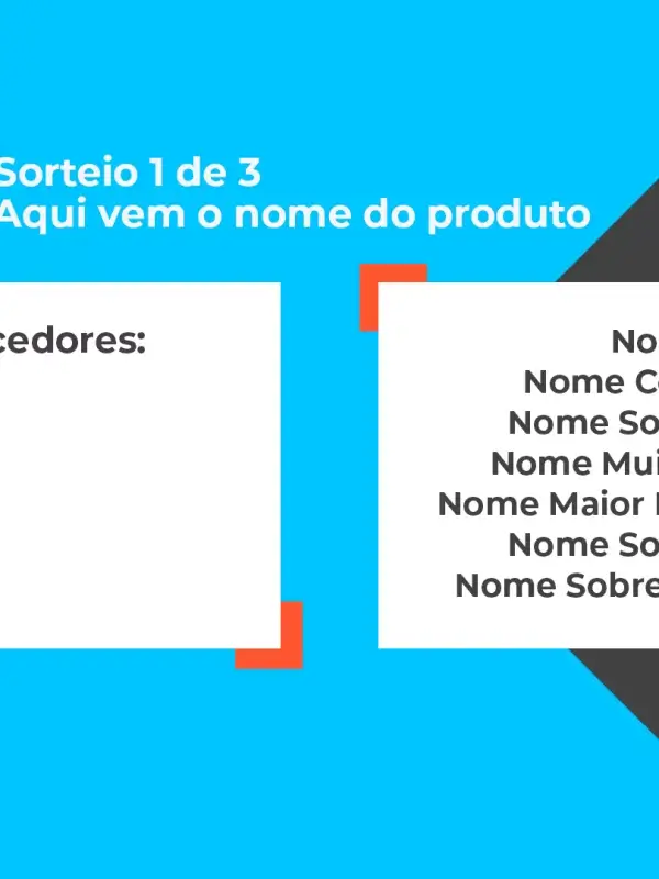 Sorteador online - Banco PAN
