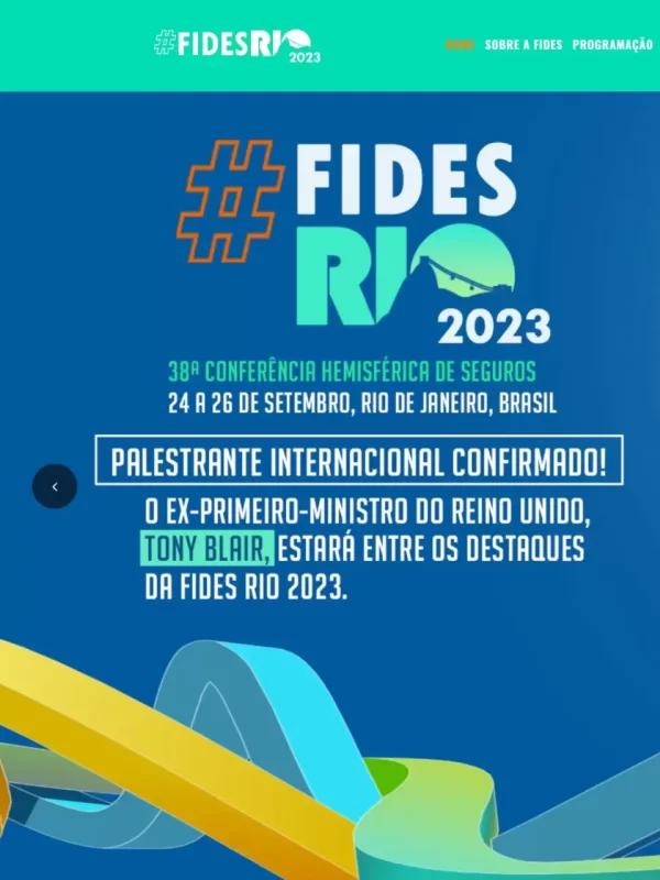 Site de congresso - FIDES 2023